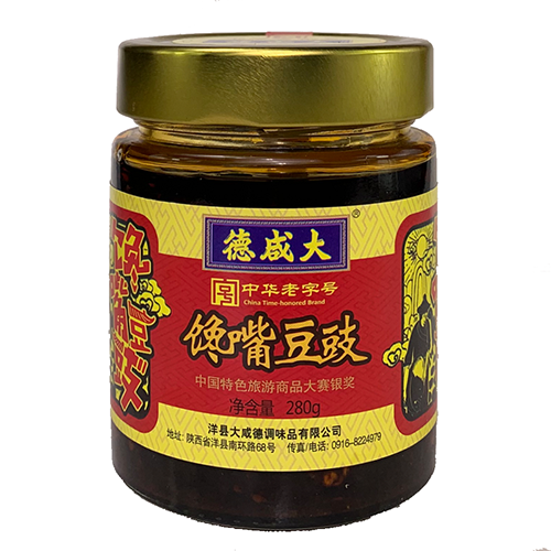大咸德馋嘴豆豉280g