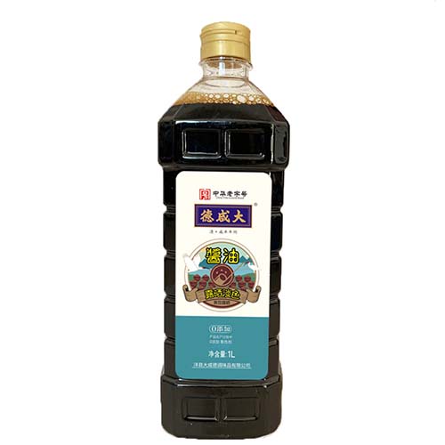 大咸德黄豆露晒淡色酱油1L